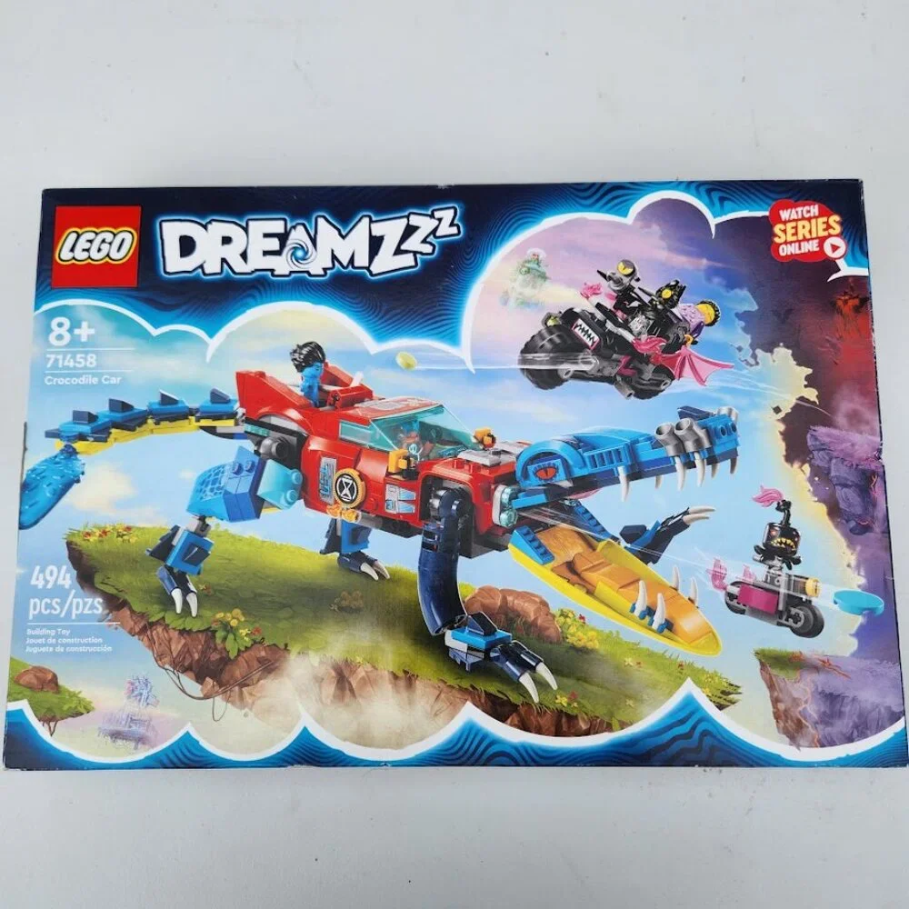 NEW LEGO DREAMZzz Crocodile Off-Road Car Truck Boat 71458 Minifigures 494 Pieces
